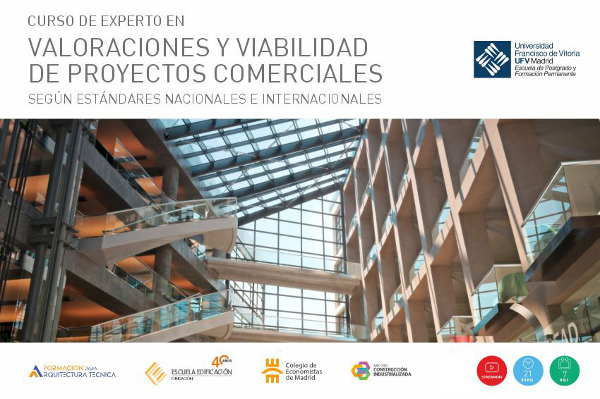 Curso De Experto En VALORACIONES Y VIABILIDAD DE PROYECTOS COMERCIALES